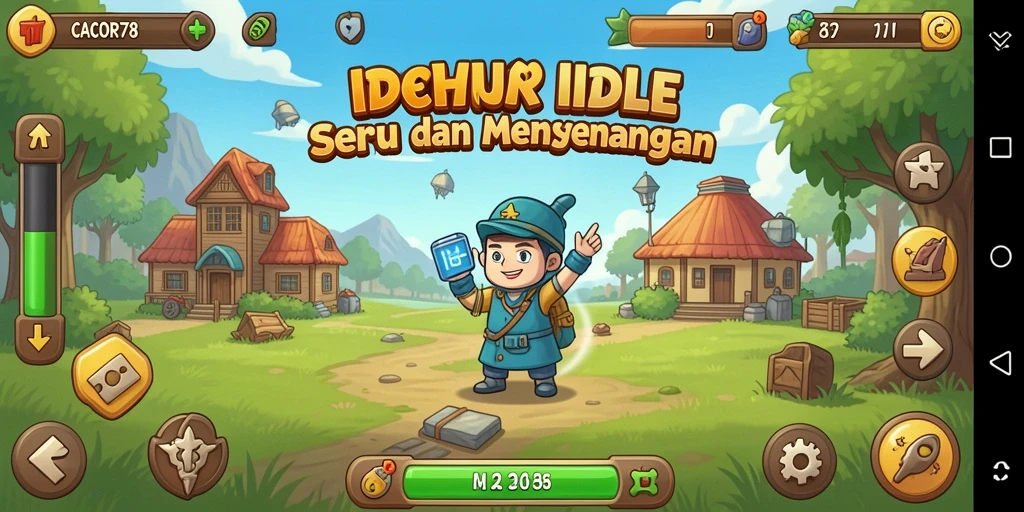 Tampilan gameplay CACOR78 yang menarik dan menghibur.