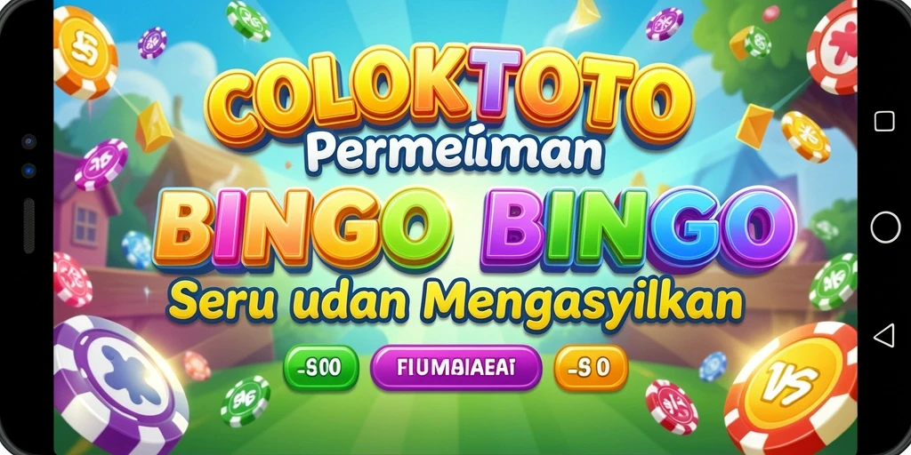Tampilan gameplay seru dari COLOKTOTO yang menampilkan kartu Bingo.