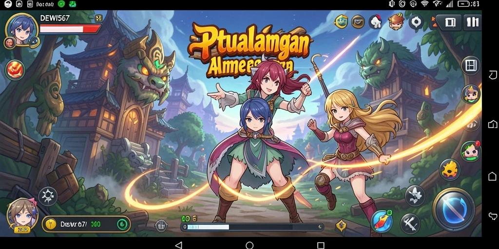 Gameplay DEWI567 yang penuh aksi dan karakter-karakter Anime yang menarik.