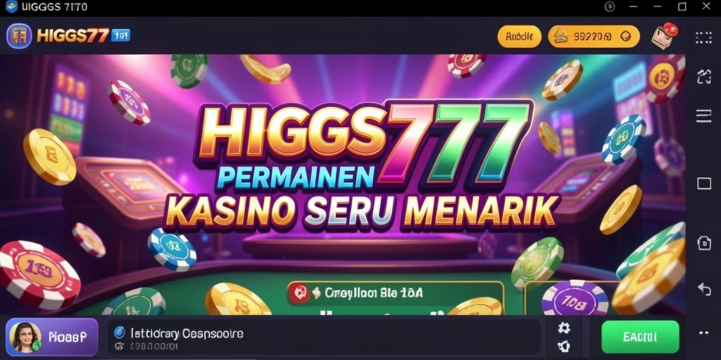 Screenshot gameplay HIGGS777 yang menunjukkan keseruan permainan Kasino.
