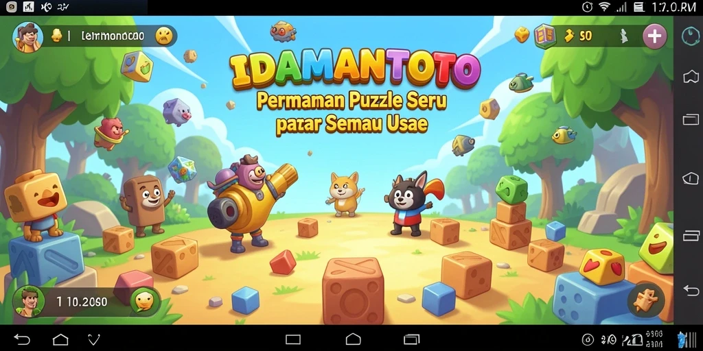 Tangkapan layar utama IDAMANTOTO menampilkan gameplay yang menantang dan menarik.