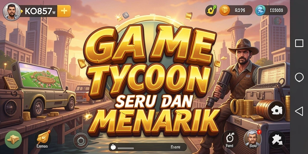 Tampilan gameplay menarik di <strong>KO857</strong> menampilkan pengelolaan bisnis yang seru.