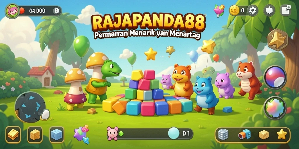 Tampilan gameplay seru dari RAJAPANDA88 yang menggugah selera.