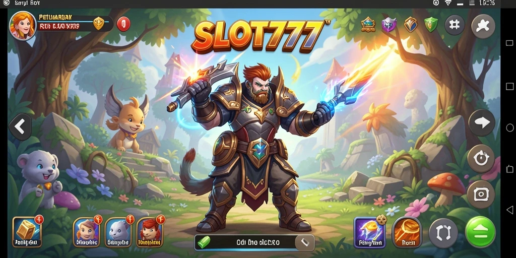 Tampilan gameplay SLOT777 yang mengesankan dan menarik.