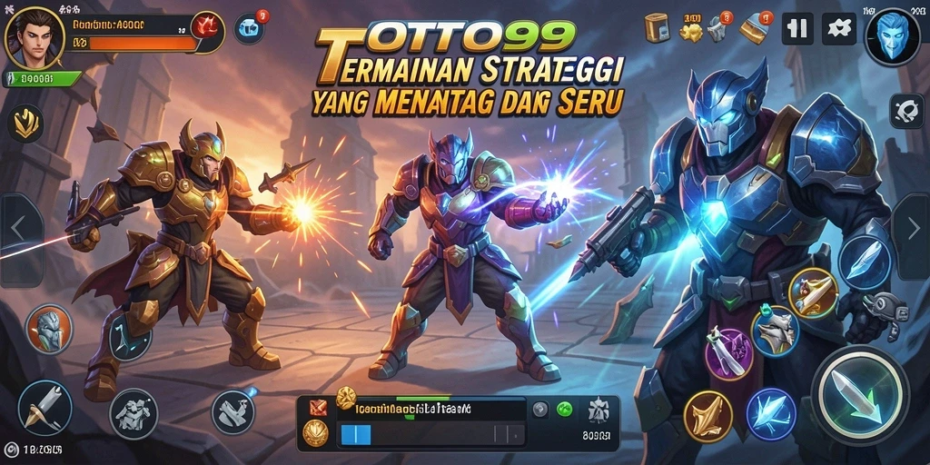 Screenshot TOTO99 menunjukkan intensitas dan strategi dalam aksi.
